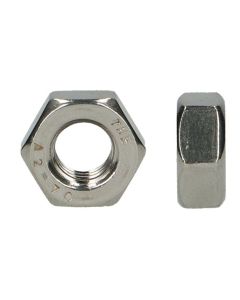 ECROUS HEX DIN 934 INOX A2 BLISTER